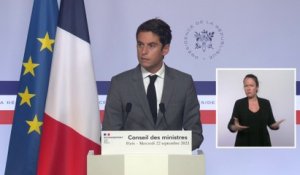 Gabriel Attal: Emmanuel Macron s'entretiendra avec Joe Biden aujourd'hui pour "clarifier" la situation sur la crise des sous-marins