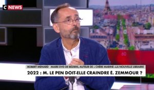 Robert Ménard : «J’attends d’Éric Zemmour un certain nombre de propositions pour voir si elles sont à ce point différentes de celles de Marine Le Pen»