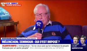 Jean-Marie Le Pen: "On n'a pas volé très haut, les deux débatteurs sont restés très proches de la cour d'école"