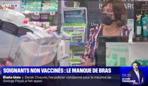 Covid-19: après la suspension de soignants non vaccinés, les difficultés des pharmacies et des hôpitaux pour les remplacer