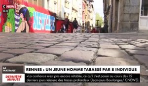 Rennes - Un jeune homme de 25 ans tabassé par huit individus le week-end dernier - La mère de la victime en colère - VIDEO