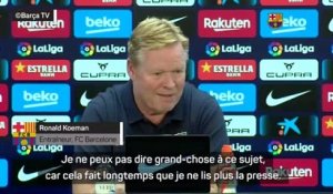 Barça - Koeman répond aux rumeurs de départ