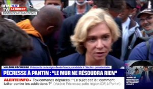 Crack à Paris: Valérie Pécresse affirme que "créer un mur entre Paris et sa banlieue veut dire enfermer, enfermer les gens dans leur situation sociale et leur territoire"