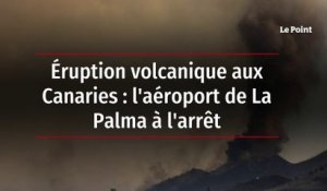 Eruption volcanique aux Canaries : l'aéroport de La Palma à l'arrêt