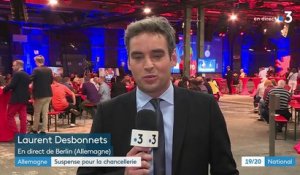 Législatives en Allemagne : scores très serrés entre la CDU/CSU et le SPD