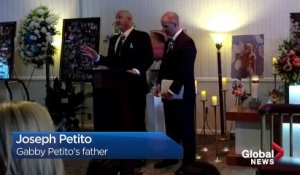 Les proches de la jeune voyageuse américaine Gabby Petito, dont la disparition et la mort brutale ont suscité une vive émotion aux Etats-Unis, étaient rassemblés hier près de New York pour ses obsèques - VIDEO