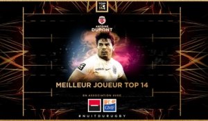 Antoine Dupont sacré Meilleur Joueur de Top 14 - Nuit du Rugby