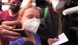 Greta Thunberg arrive au Youth Summit de Milan