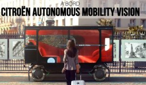 A bord du Citroën Autonomous Mobility Vision (2021)