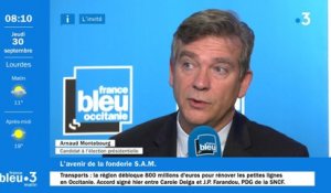 Arnaud Montebourg, candidat à l'élection présidentielle, invité de France Bleu Occitanie