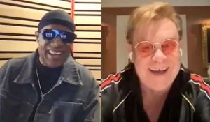 Elton John and Stevie Wonder Talk Coming Together for ‘Finish Line,’ Being Fans of Each Other & More | Billboard News