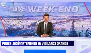 Pluies: 5 départements en vigilance orange - 02/10