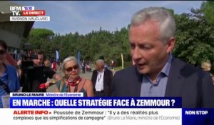 Bruno Le Maire sur la montée d'Éric Zemmour dans les sondages: "Il y a des réalités plus complexes que les simplifications de campagne"