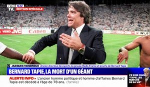 Jacques Vendroux: "Bernard Tapie avait un sens de l'humour incroyable, c'était un chambreur, un allumeur"