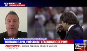 Mort de Bernard Tapie: "Ses mots résonneront tout le temps", témoigne Pascal Olmeta, ancien gardien de l'OM