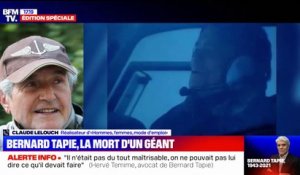 Mort de Bernard Tapie: "Il nous faisait rêver dans tous les domaines", pour le réalisateur Claude Lelouch
