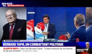 Mort de Bernard Tapie: Jean-Marie Le Pen revient sur leur débat électrique en 1989