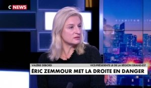 Valérie Debord : «Je ne sais pas à quelle famille politique Eric Zemmour appartient car il en change tous les matins»
