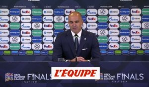 Martinez : «Très cruel de perdre ce match» - Foot - L. nations - BEL