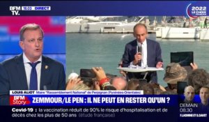 Louis Aliot, maire RN de Perpignan, à propos d'Eric Zemmour: "Je pense qu'il peut encore renoncer"