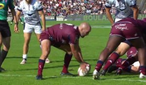 TOP 14 - Essai de Masivesi DAKUWAQA (MHR) - Union Bordeaux-Bègles - Montpellier Hérault Rugby - J06 - Saison 2021/2022