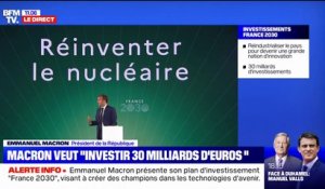 Emmanuel Macron: "il faut faire émerger en France d'ici 2030 des réacteurs nucléaires de petite taille"