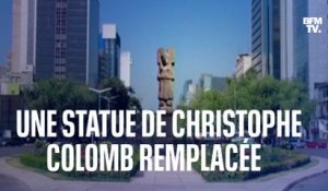 Au Mexique, une statue de Christophe Colomb va être remplacée par celle d’une femme indigène