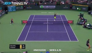 Indian Wells - Monfils impuissant face à Zverev