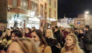 Près de 1.300 personnes marchent contre les violences sexuelles au Cimetière d'Ixelles
