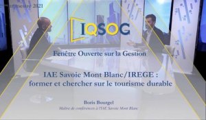 IAE Savoie Mont Blanc : IREGE former et chercher sur le tourisme durable [Boris Bourgel]