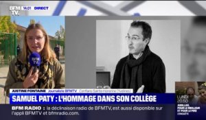 Samuel Paty: le collège de Conflans-Sainte-Honorine rend hommage à son professeur lors d'une cérémonie à l'abris des regards