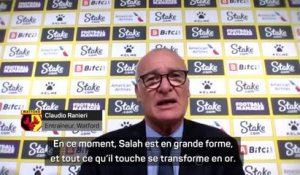 8e j. - Ranieri : "Tout ce que Salah touche se transforme en or"