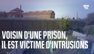 Voisin de la prison de Douai, il témoigne d'intrusions dans son jardin pour d'étonnantes livraisons aux détenus