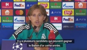Groupe D - Modric : "Benzema mérite le Ballon d'or"