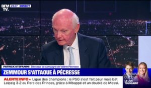 Patrick Stefanini à propos d'Éric Zemmour: "On ne peut pas se contenter, pour gérer un pays, de formules de polémiste"