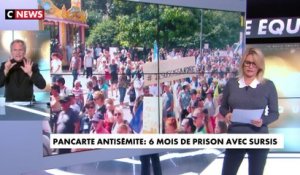 Pancarte antisémite : six mois de prison avec sursis pour Cassandre Fristot