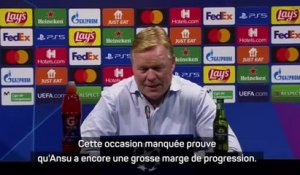 Groupe E - Koeman : "On ne peut pas demander des miracles à Fati"