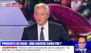 Bruno Le Maire sur l'inflation: "Je ne vois pas d'amélioration avant la fin de l'année 2022 au mieux"