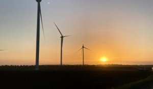 Tempête Aurore : une pale d'éolienne brisée en Vendée