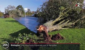 Tempête Aurore : une tornade touche la commune de Plozévet, dans le Finistère