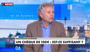 Gilles-William Goldnadel sur l'indemnité inflation de 100€ : «On sent que le gouvernement se sentait obligé de prendre une mesure»