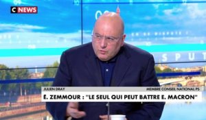 Julien Dray à propos d'Éric Zemmour : «Il n'arrivera pas à atteindre une grande partie des classes populaires»