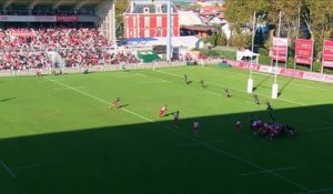 TOP 14 - Essai de John DYER (BO) - Biarritz Olympique - CA Brive - J08 - Saison 2021/2022