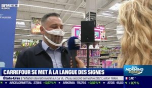 Impact : Carrefour se met à la langue des signes,  par Cyrielle Hariel - 25/10