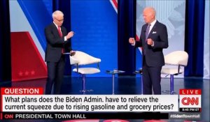 Joe Biden en plein bloquage à la TV