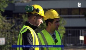 Reportage - Démolition de l'auto-pont Marie Reynoard