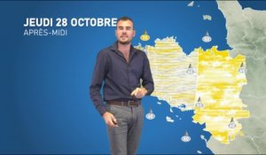 Bulletin météo pour le jeudi 28 octobre 2021