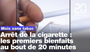 Mois sans tabac: Les premiers bienfaits apparaissent au bout de 20 minutes
