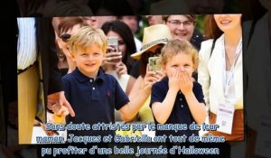 Charlene de Monaco absente - Albert change les idées de Jacques et Gabriella avec un Halloween surpr
