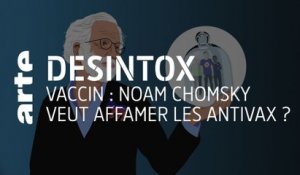 Vaccin : Noam Chomsky veut affamer les antivax ? | Désintox | ARTE